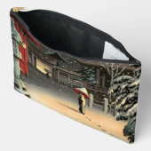 土屋興一 – 根津神社の雪 アクセサリーポーチ (見開き)