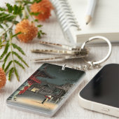 土屋興一 – 根津神社の雪 キーホルダー (正面右)