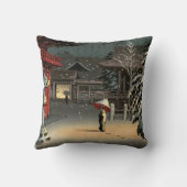 土屋興一 – 根津神社の雪 クッション (裏面)