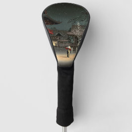 土屋興一 – 根津神社の雪 ゴルフヘッドカバー