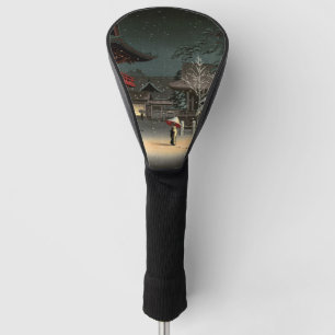 土屋興一 – 根津神社の雪 ゴルフヘッドカバー