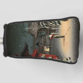 土屋興一 – 根津神社の雪 ゴルフヘッドカバー (正面)