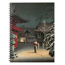 土屋興一 – 根津神社の雪