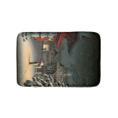 土屋興一 – 根津神社の雪 バスマット (正面)