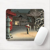土屋興一 – 根津神社の雪 マウスパッド (マウス)