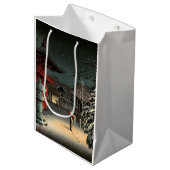 土屋興一 – 根津神社の雪 ミディアムペーパーバッグ (正面アングル)