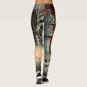 土屋興一 – 根津神社の雪 レギンス (裏面)