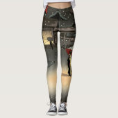 土屋興一 – 根津神社の雪 レギンス (正面)