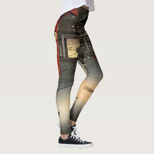 土屋興一 – 根津神社の雪 レギンス (右)