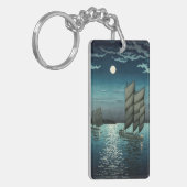 土屋興一 – 船で品川、夜 キーホルダー (正面左)