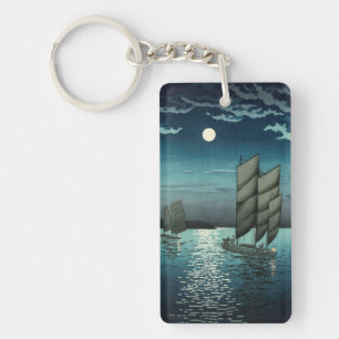 土屋興一 – 船で品川、夜 キーホルダー