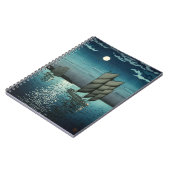 土屋興一 – 船で品川、夜 ノートブック (左側)