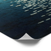 土屋興一 – 船で品川、夜 ポスター (角)