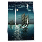 土屋興一 – 船で品川、夜 ミディアムペーパーバッグ (裏面)