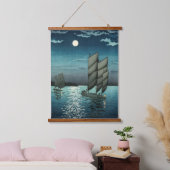 土屋興一 – 船で品川、夜 吊り下げ型タペストリー (寝室)