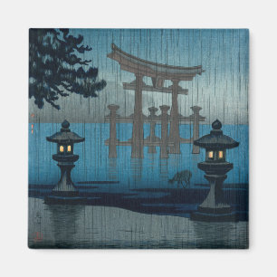 土屋興一 – 雨の中の宮島 マグネット