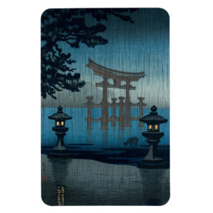 土屋興一 – 雨の中の宮島 マグネット