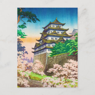 土屋興津名古屋城新版画 ポストカード