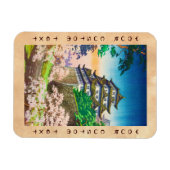 土屋興津名古屋城新版画 マグネット (横)