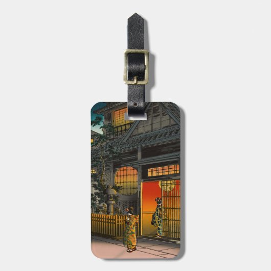 土屋興津氏 – Side通りAraki in Yotya ラゲッジタグ (正面縦)