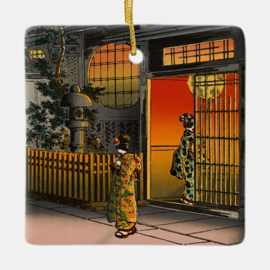 土屋興津 – サイド通り荒木in四谷 セラミックオーナメント (正面)