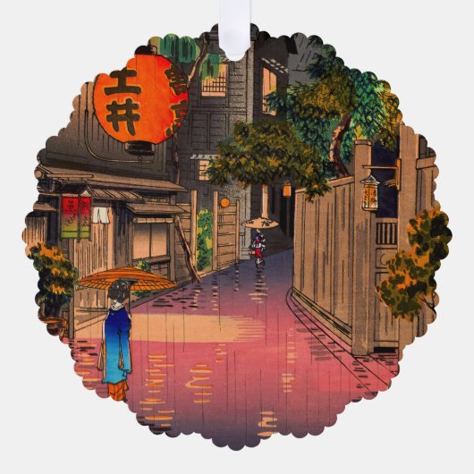 土屋興津 – 夕べアット牛込 オーナメントカード (正面)