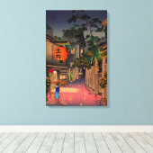 土屋興津 – 夕べアット牛込 キャンバスプリント (インサイチュ (ウッドフロア))