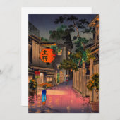 土屋興津 – 夕べアット牛込 サンキューカード (正面/裏面)