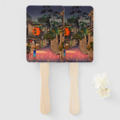 土屋興津 – 夕べアット牛込 ハンドファン (正面&裏面)