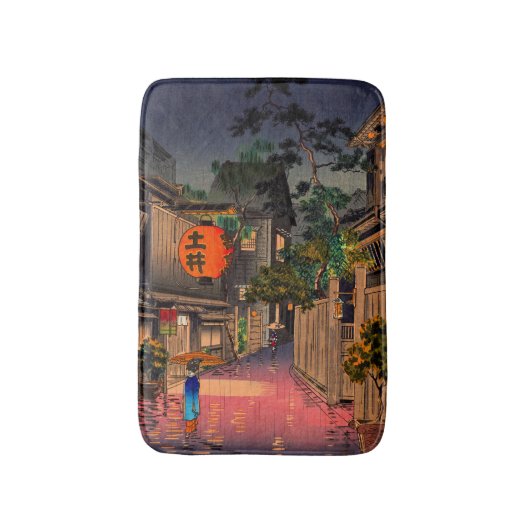 土屋興津 – 夕べアット牛込 バスマット (正面縦)