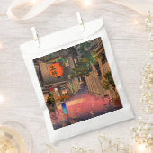 土屋興津 – 夕べアット牛込 フェイバーバッグ (クリップ留めされた状態)