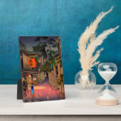 土屋興津 – 夕べアット牛込 フォトプラーク (側面)