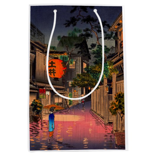 土屋興津 – 夕べアット牛込 ミディアムペーパーバッグ (正面)