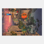 土屋興津 – 夕べアット牛込 ラッピングペーパーシート (正面)