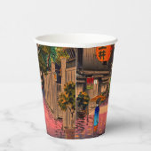 土屋興津 – 夕べアット牛込 紙コップ (右)