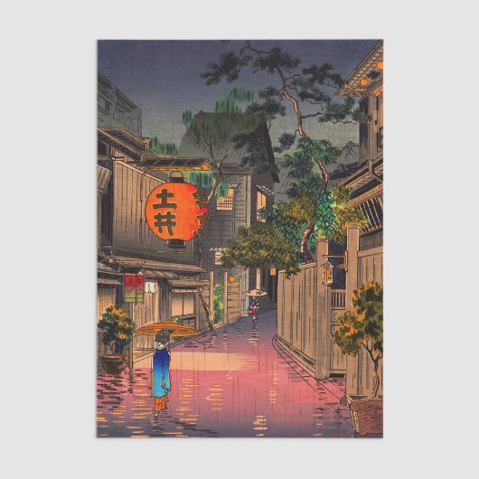 土屋興津 – 夕べアット牛込 薄葉紙