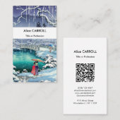 土屋興津 – 春雪丸山 – QRコード 名刺 (正面/裏面)