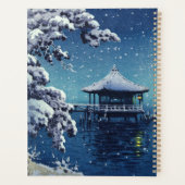 土屋興津 – 片田の浮御堂の雪 プランナー手帳 (裏面)