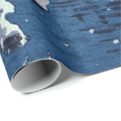 土屋興津 – 片田の浮御堂の雪 ラッピングペーパー (ロールコーナー)