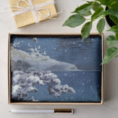 土屋興津 – 片田の浮御堂の雪 薄葉紙 (ギフト)