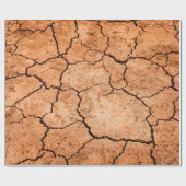 土干ばつの床の乾燥 ラッピングペーパー (フラット)