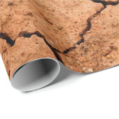 土干ばつの床の乾燥 ラッピングペーパー (ロールコーナー)