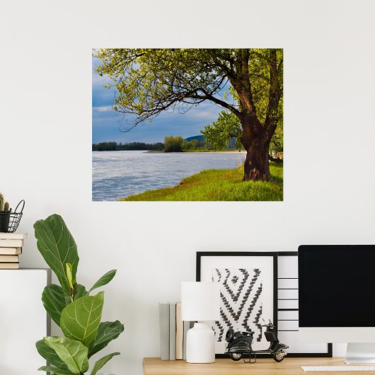 土手の木 ポスター (ホームオフィス)