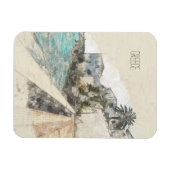 土手マグネットのスケッチ魅力的- マグネット (横)