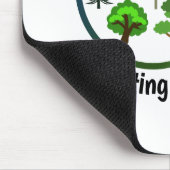 土救土に木を植える マウスパッド (コーナー)