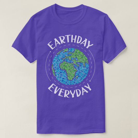 土日生活気候環境自然 Tシャツ (デザイン正面)