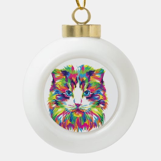 土日 セラミックボールオーナメント (正面)