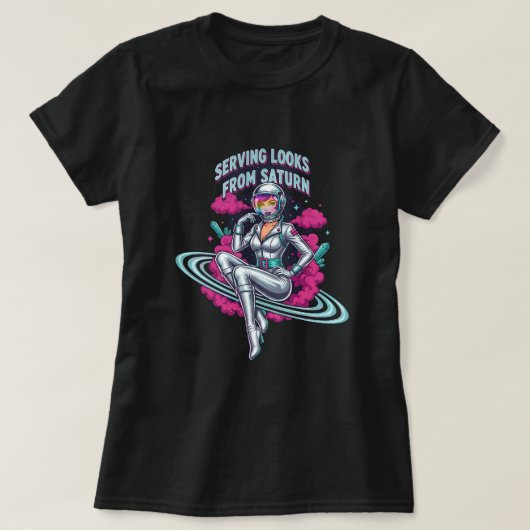 土星からお届けするスタイル Tシャツ (デザイン正面)