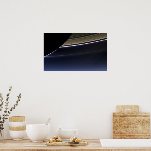 土星からの地球 ポスター (キッチン)