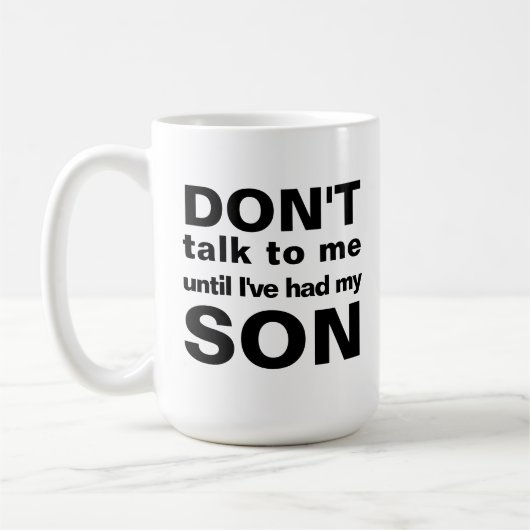 土星が息子のマグカップを食い尽くす コーヒーマグカップ (左)